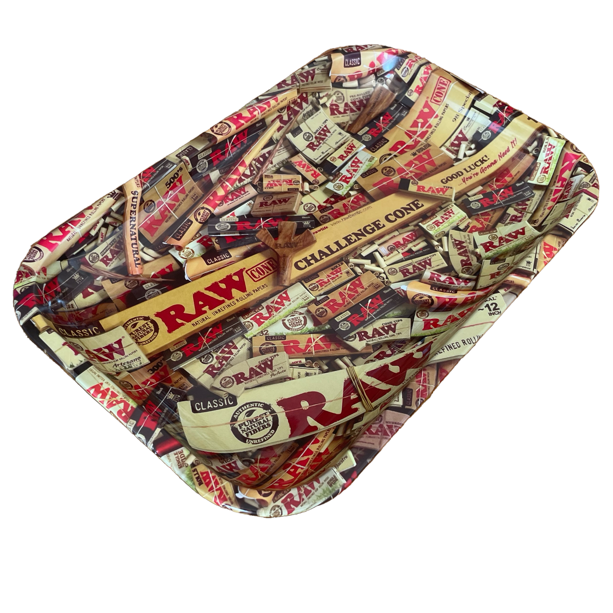 RAW Rolling Tray, Drehunterlage Metall, Mix Products , 27,5 x 17,5 cm
