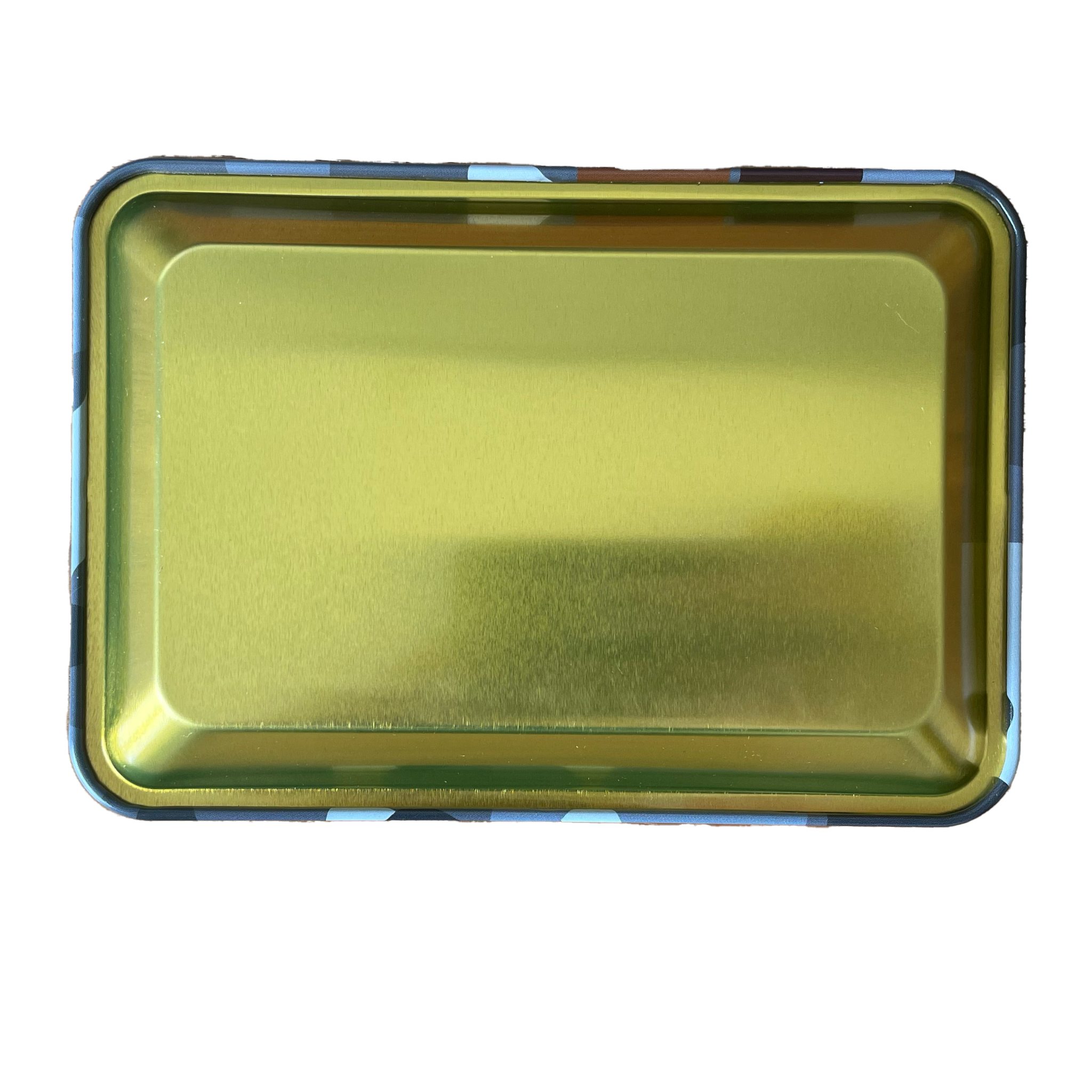 RAW Rolling Tray Drehunterlage Metall Mini, Camuflage, 12,5 x 18cm