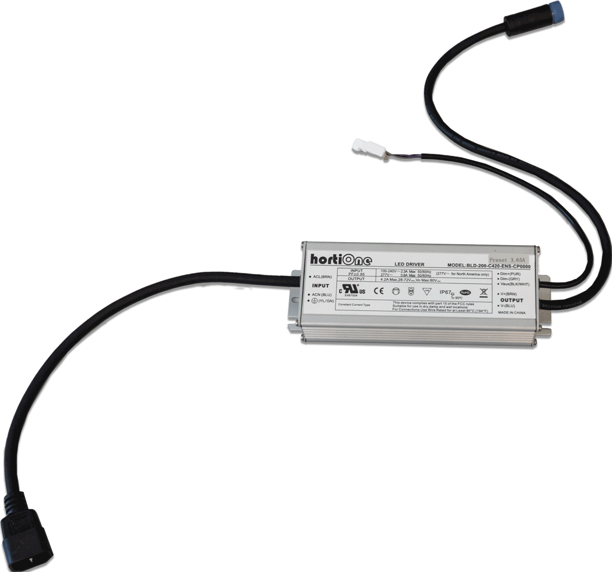 hortiOne 600 | 220 Watt LED Grow Lampe | 600 µmol/s