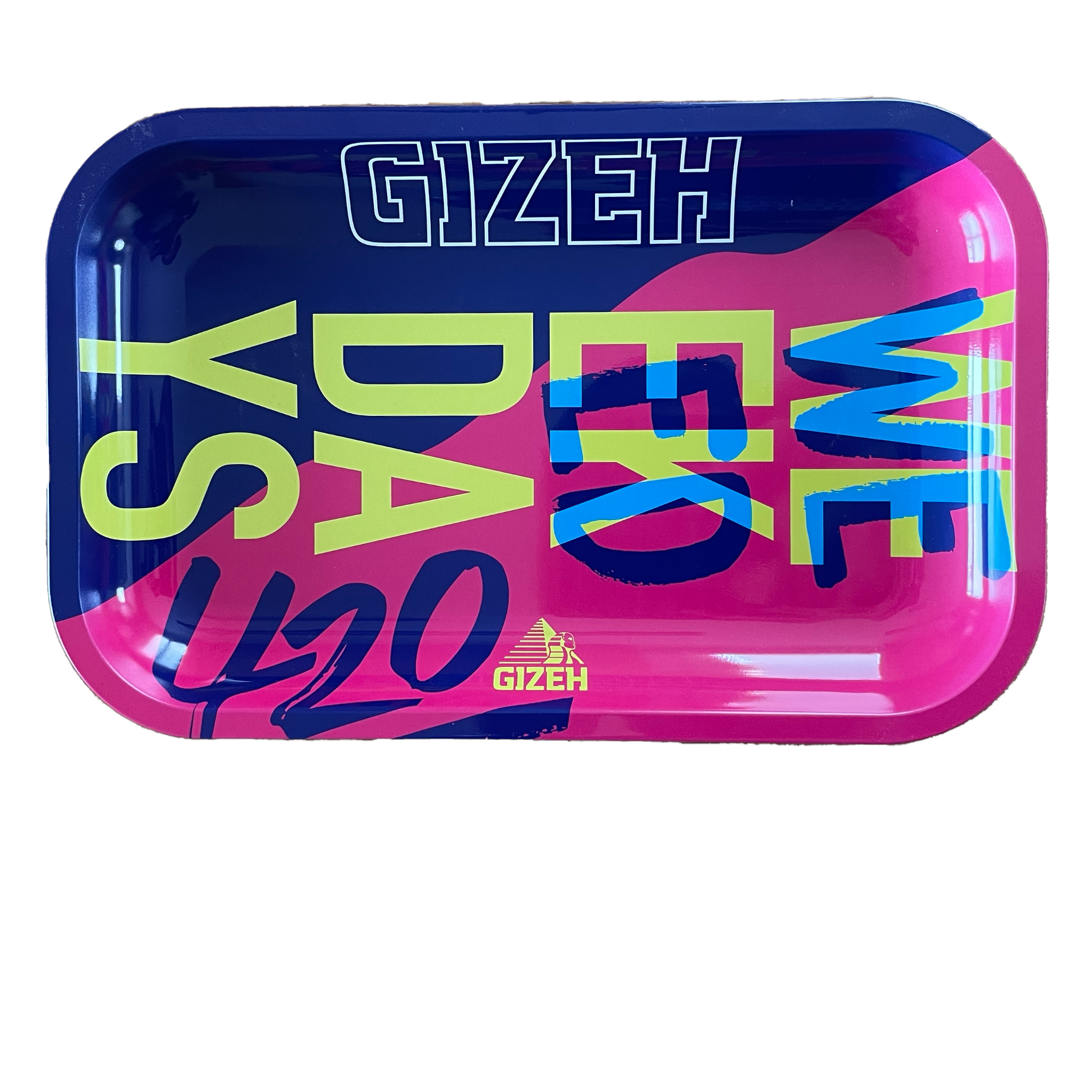 Gizeh Rolling Tray Drehunterlage "420 Edition" 27,5 x 17,5 cm