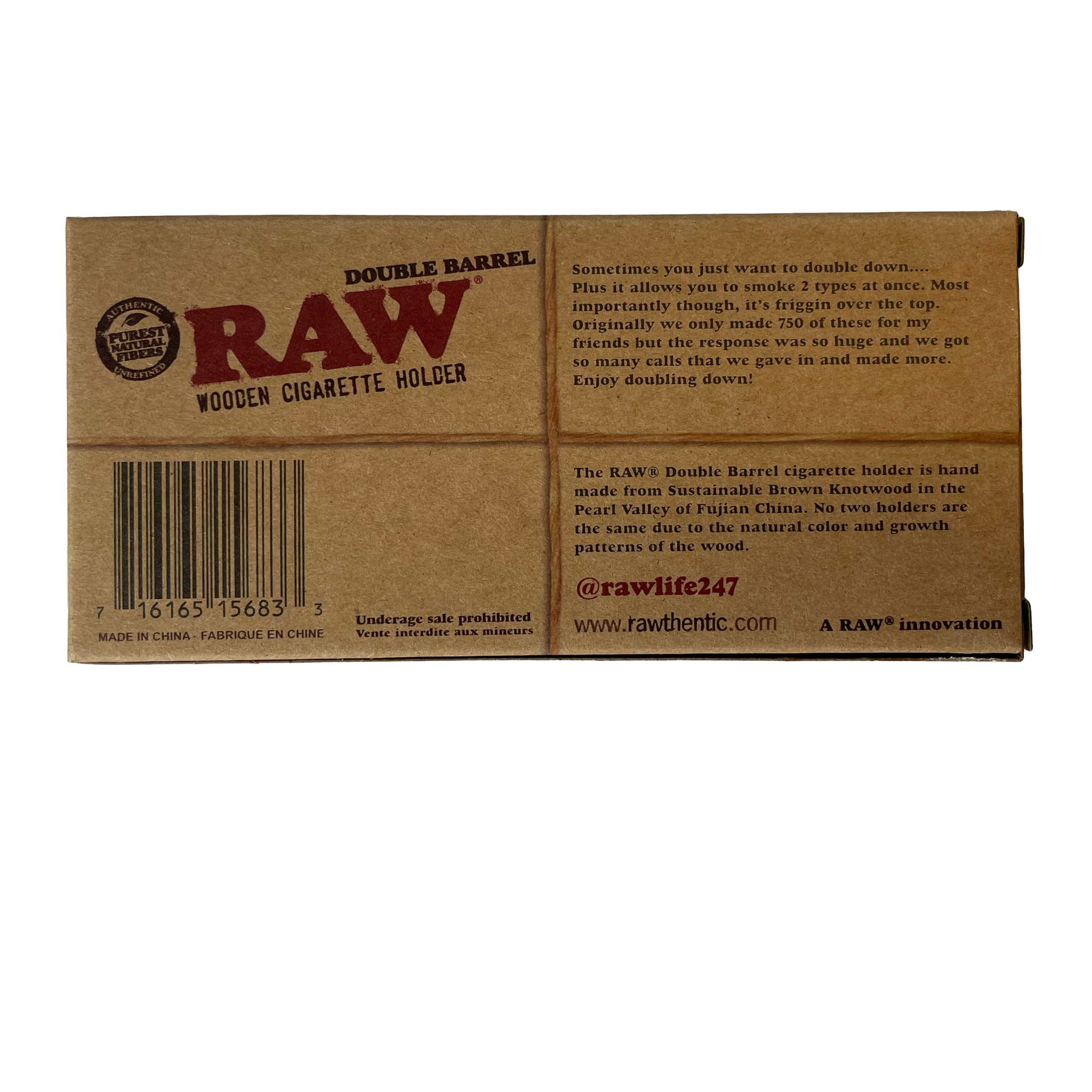 RAW Double Barrel King Size Zigarettenhalter