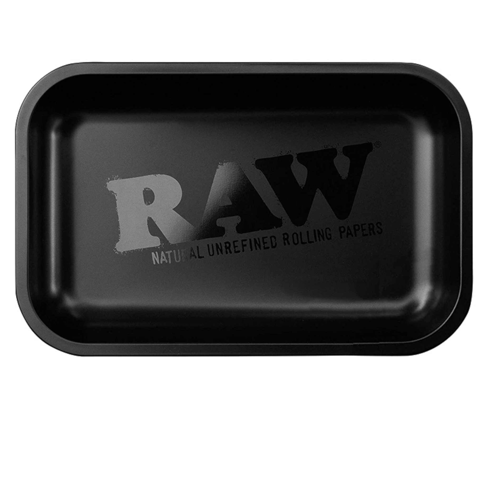 RAW Rolling Tray, Black Murdered, Black Matt, 27,5 x 17,5 cm